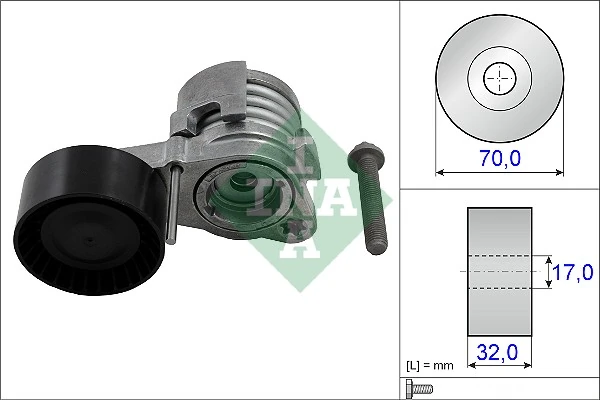 Belt Tensioner, V-ribbed belt